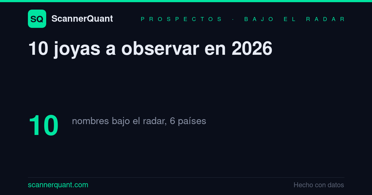 Infografía: 10 prospectos latinos a observar en 2026.