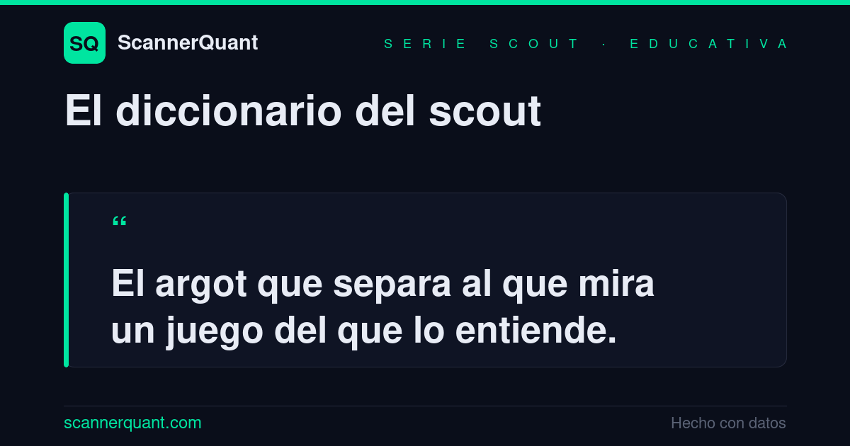 Placa: el argot del scouting, de pop time a projectability.